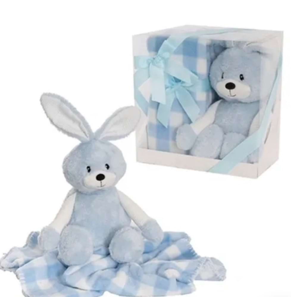 BUNNY FLOPS AND BABY BANKET SET